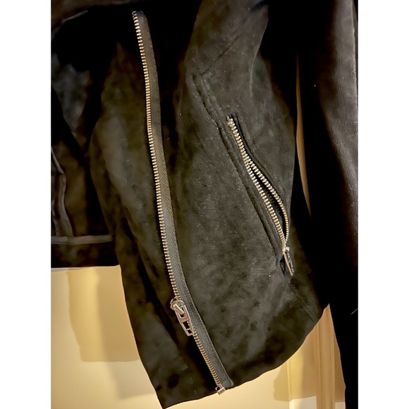 BLANK NYC Black Suede Jacket Size Medium - Picture 2 of 4
